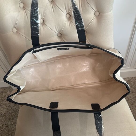 Spa Day Canvas Tote with Leather Handles - Picture 5 of 7